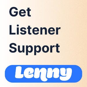 Make a free creator profile on Lenny.fm and we’ll let you know when listeners are supporting your show!